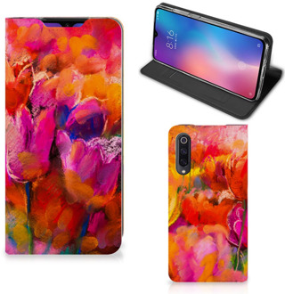 B2Ctelecom Bookcase Xiaomi Mi 9 Tulpen