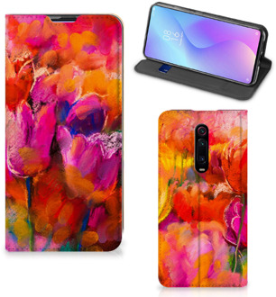 B2Ctelecom Bookcase Xiaomi Mi 9T Pro Tulpen