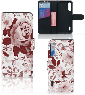 B2Ctelecom Bookcase Xiaomi Mi A3 GSM Hoesje Watercolor Flowers