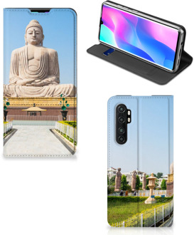 B2Ctelecom Bookcase Xiaomi Mi Note 10 Lite Smartphone Hoesje Boeddha