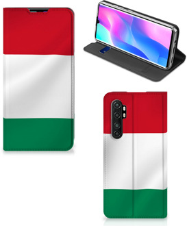 B2Ctelecom Bookcase Xiaomi Mi Note 10 Lite Telefoonhoesje met Pasjeshouder Hongaarse Vlag