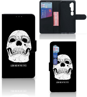 B2Ctelecom Bookcase Xiaomi Mi Note 10 Pro GSM Hoesje Skull Eyes