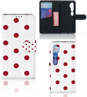 B2Ctelecom Bookcase Xiaomi Mi Note 10 Pro Hoesje Cherries