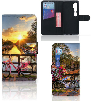 B2Ctelecom Bookcase Xiaomi Mi Note 10 Pro Telefoon Hoesje Amsterdamse Grachten