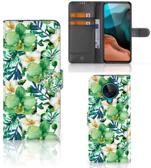 B2Ctelecom Bookcase Xiaomi Poco F2 Pro GSM Hoesje Orchidee Groen