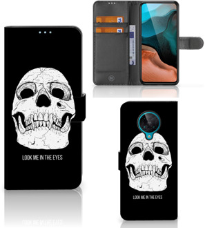 B2Ctelecom Bookcase Xiaomi Poco F2 Pro GSM Hoesje Skull Eyes