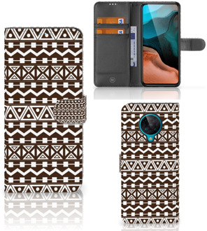 B2Ctelecom Bookcase Xiaomi Poco F2 Pro Hoesje Aztec Brown