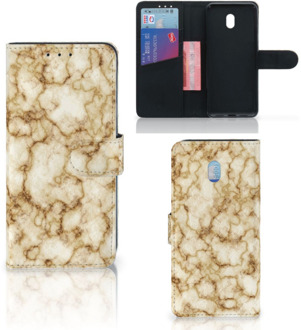 B2Ctelecom Bookcase Xiaomi Redmi 8A Marmer Goud