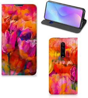 B2Ctelecom Bookcase Xiaomi Redmi K20 Pro Tulpen