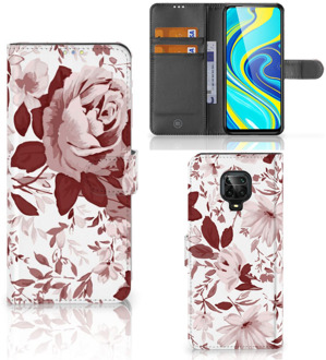 B2Ctelecom Bookcase Xiaomi Redmi Note 9 Pro | Note 9S GSM Hoesje Watercolor Flowers