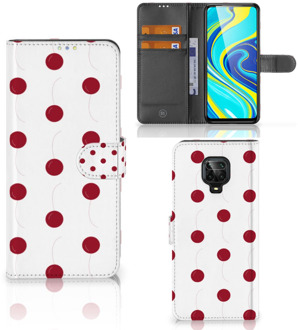 B2Ctelecom Bookcase Xiaomi Redmi Note 9 Pro | Note 9S Hoesje Cherries