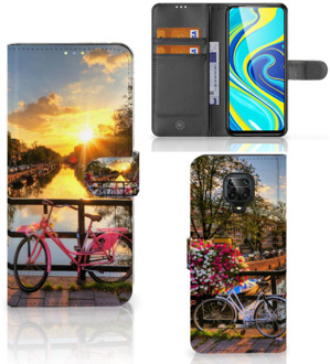 B2Ctelecom Bookcase Xiaomi Redmi Note 9 Pro | Note 9S Telefoon Hoesje Amsterdamse Grachten