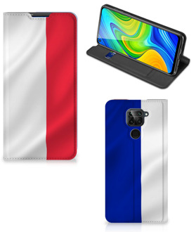 B2Ctelecom Bookcase Xiaomi Redmi Note 9 Smart Cover Franse Vlag