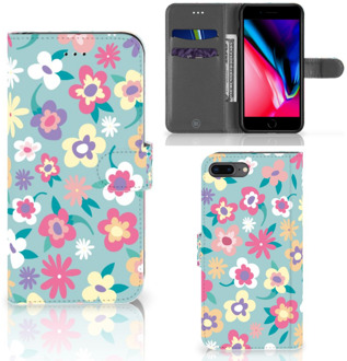 B2Ctelecom Bookcover Hoesje iPhone 7+ | 8+ Flower Power