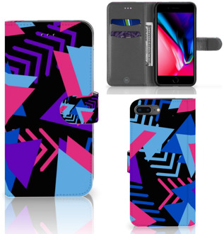 B2Ctelecom Bookcover Hoesje iPhone 7+ | 8+ Funky Triangle