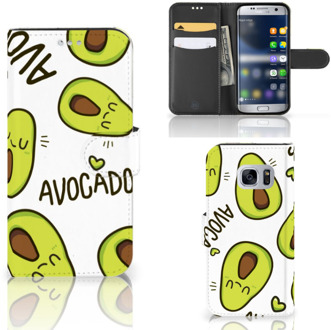 B2Ctelecom Bookcover hoesje Samsung Galaxy S7 Avocado Singing