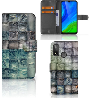 B2Ctelecom Bookcover Huawei P Smart 2020 Telefoonhoesje Spijkerbroeken