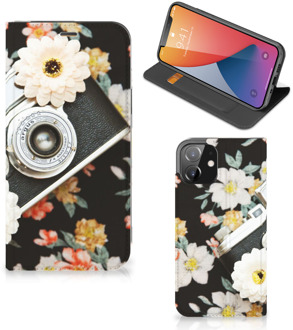 B2Ctelecom Bookcover iPhone 12 | iPhone 12 Pro Smart Cover Vintage Camera