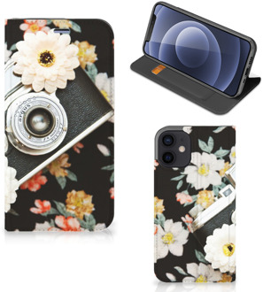 B2Ctelecom Bookcover iPhone 12 Mini Smart Cover Vintage Camera