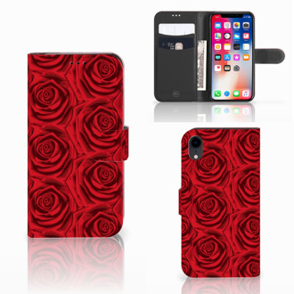 B2Ctelecom Bookcover iPhone XR Red Roses