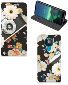 B2Ctelecom Bookcover Nokia 1.4 Smart Cover Vintage Camera