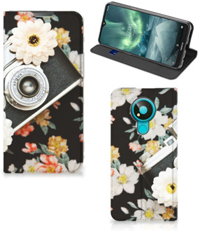 B2Ctelecom Bookcover Nokia 3.4 Smart Cover Vintage Camera