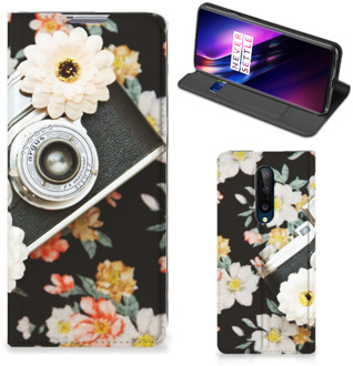 B2Ctelecom Bookcover OnePlus 8 Smart Cover Vintage Camera