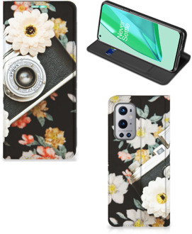 B2Ctelecom Bookcover OnePlus 9 Pro Smart Cover Vintage Camera