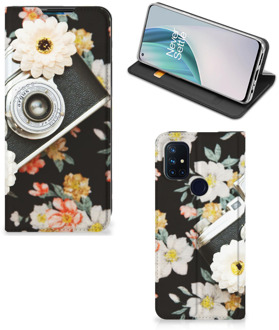 B2Ctelecom Bookcover OnePlus Nord N10 5G Smart Cover Vintage Camera