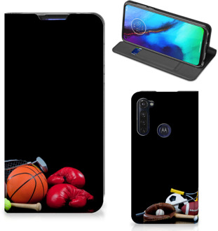 B2Ctelecom Bookcover Ontwerpen Motorola Moto G Pro Smart Cover Voetbal, Tennis, Boxing…