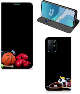 B2Ctelecom Bookcover Ontwerpen OnePlus 8T Smart Cover Voetbal, Tennis, Boxing…