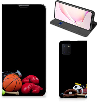 B2Ctelecom Bookcover Ontwerpen Samsung Galaxy Note 10 Lite Smart Cover Voetbal, Tennis, Boxing…