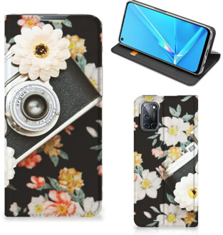 B2Ctelecom Bookcover OPPO A52 | A72 Smart Cover Vintage Camera