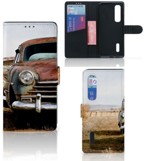 B2Ctelecom Bookcover OPPO Find X2 Pro Telefoonhoesje Vintage Auto