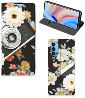 B2Ctelecom Bookcover OPPO Reno4 Pro 5G Smart Cover Vintage Camera