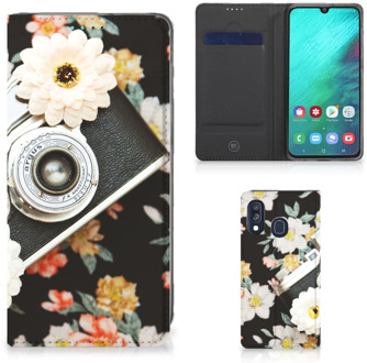 B2Ctelecom Bookcover Samsung A40 Vintage Camera