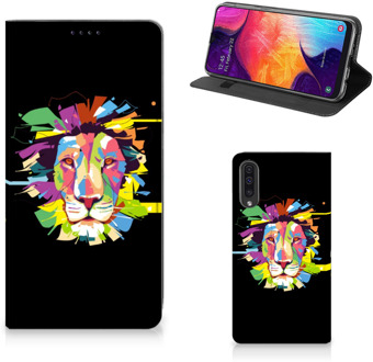 B2Ctelecom Bookcover Samsung A50 Lion Color