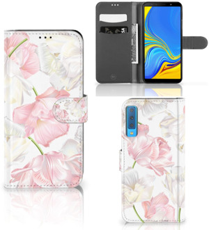 B2Ctelecom Bookcover Samsung A7 (2018) Design Lovely Flowers