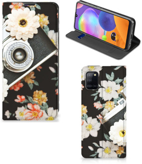 B2Ctelecom Bookcover Samsung Galaxy A31 Smart Cover Vintage Camera