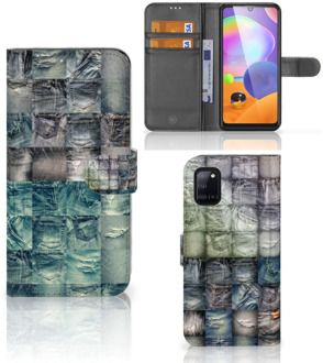 B2Ctelecom Bookcover Samsung Galaxy A31 Telefoonhoesje Spijkerbroeken