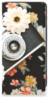 B2Ctelecom Bookcover Samsung Galaxy A41 Smart Cover Vintage Camera