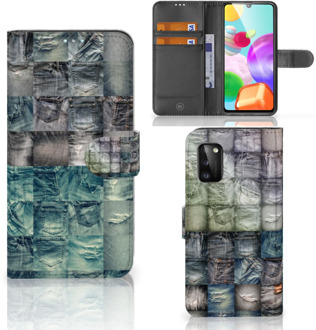 B2Ctelecom Bookcover Samsung Galaxy A41 Telefoonhoesje Spijkerbroeken