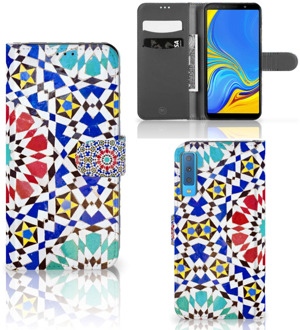 B2Ctelecom Bookcover Samsung Galaxy A7 (2018) Design Mozaïek