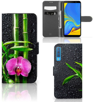 B2Ctelecom Bookcover Samsung Galaxy A7 (2018) Design Orchidee