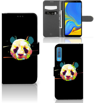 B2Ctelecom Bookcover Samsung Galaxy A7 (2018) Design Panda Color