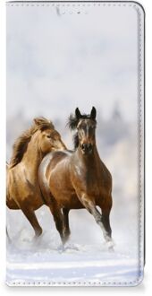 B2Ctelecom Bookcover Samsung Galaxy A71 Hoesje maken Paarden