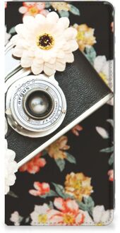 B2Ctelecom Bookcover Samsung Galaxy A71 Smart Cover Vintage Camera