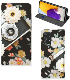 B2Ctelecom Bookcover Samsung Galaxy A72 (5G/4G) Smart Cover Vintage Camera