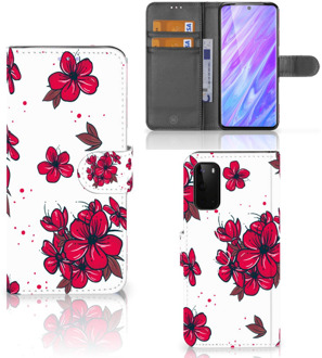 B2Ctelecom Bookcover Samsung Galaxy S20 Hoesje Blossom Rood