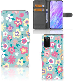 B2Ctelecom Bookcover Samsung Galaxy S20 Hoesje Flower Power